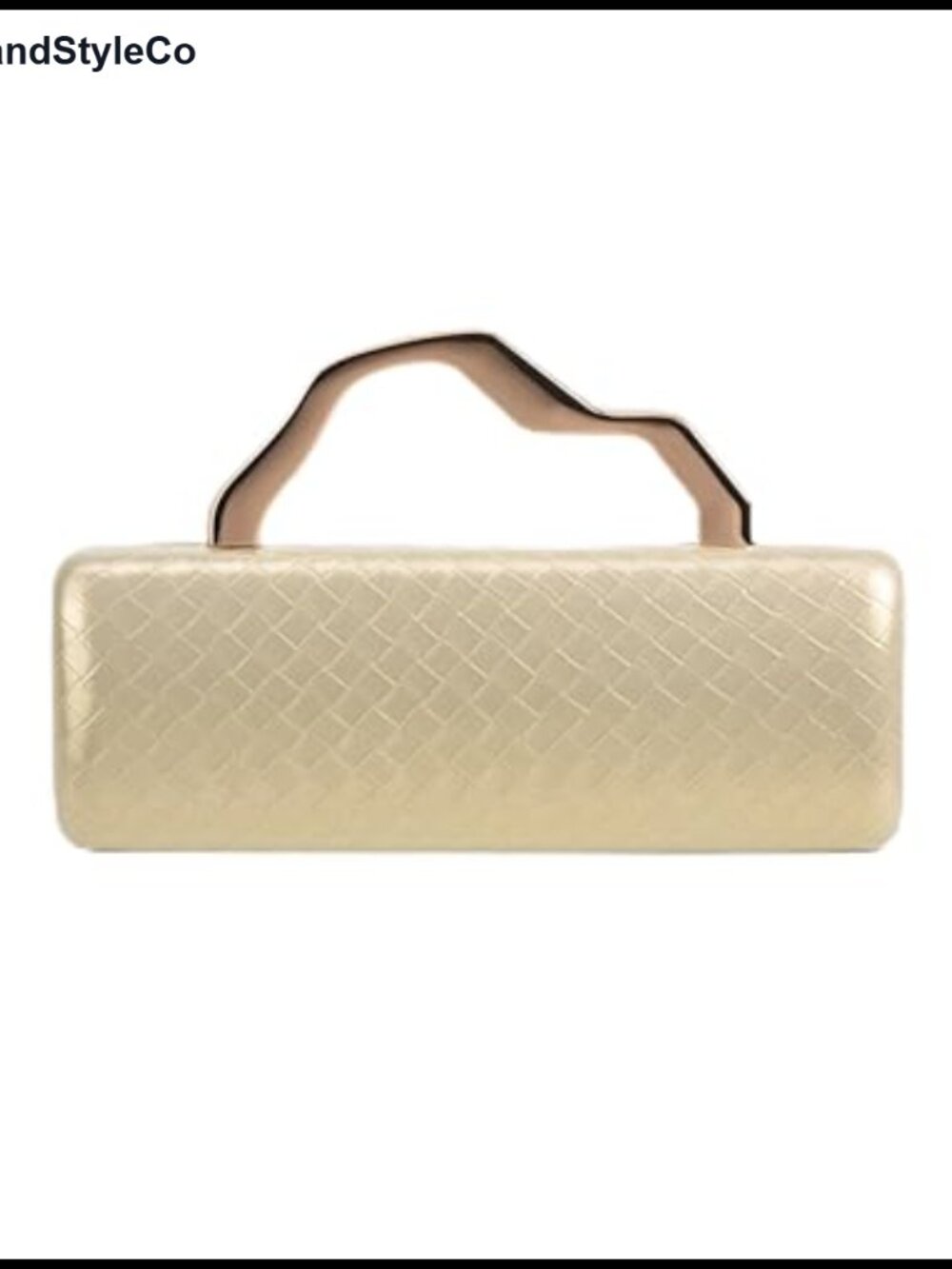 Woven PU Leather Evening Bag Clutch Convertible Chain Crossbody Purse Party Prom